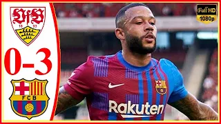 STUTTGART VS BARCELONA 0-3 HIGHLIGHTS & ALL GOALS FULL HD SUPER MATCH. DEPAY SUPER GOOLL