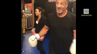 Sylvester Stallone & Arnold Schwarzenegger   2018 Workout At 71 Years Old Motivation