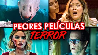 LAS 13 PEORES PELICULAS DE TERROR DE LA DECADA | Edu Rocha Halloween Wow Que Pasa