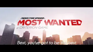 Butterflies and Hurricanes - Muse - NFS Most Wanted (2012) Intro Song with lyrics