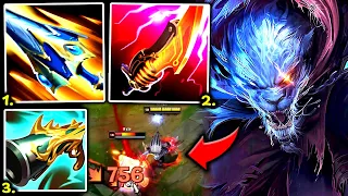 RENGAR TOP IS LITERALLY A 1V5 MONSTER IN SEASON 14 (NEW BUILD) - S14 Rengar TOP Gameplay Guide