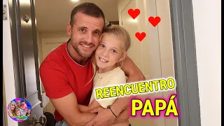 DANIELA SE REENCUENTRA CON SU PADRE DESPUÉS DE LA CUARENTENA POR PRIMERA VEZ! REACCIÓN EMOTIVA