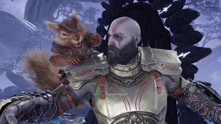 God of War Ragnarok - Знакомство с белкой по имени Рататоск