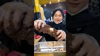 Makan corndog mozarella 1kg?!😳 -awlapar #shorts #viral