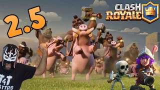 CICLO RAPIDO DE MONTAPUERCOS. MAZO DE 2.5 DE CLASH ROYALE