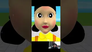 Scary Teacher 3D vs Squid Game Talent Wood Sculpt 5 Times Challenge Tani is Best #shorts