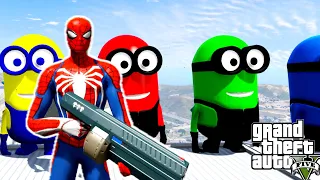 GTA 5 Epic Ragdolls RED SPIDERMAN VS MOTU PATLU VS SUPER HERO(Euphoria Physics & Funny Fails)E.8