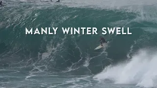 15 July 2020 - Big Surf In Manly (Deadmans), Sydney, Australia