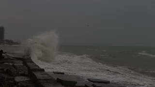 Одесса , шторм на море 22.11.2015