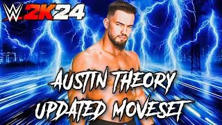 WWE 2K24 | Austin Theory Updated Moveset + Realistic Base Superstar Settings
