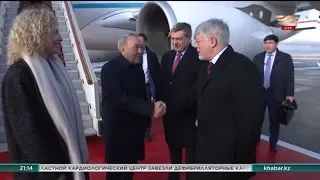 Н. Назарбаев прибыл с визитом в Москву