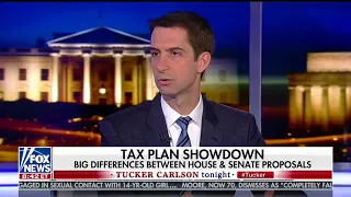 November 9, 2017: Sen. Cotton joins Tucker Carlson on Fox News