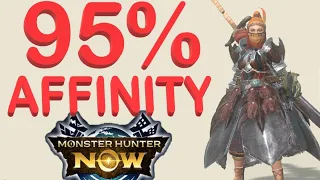 Monster Hunter Now 95% Affinity Build - New Meta ?