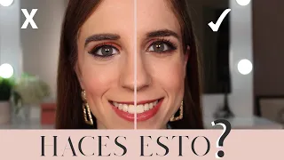 ¡NO HAGAS ESTO! I ERRORES MÁS COMUNES DE MAQUILLAJE