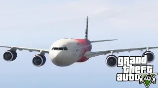 GTA V Airbus A340-600