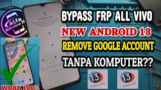 Bypass Frp All Vivo Android 13 New Security 2023 | Google Account remove