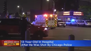 13-year-old boy in hospital after he was shot by Chicago Police
