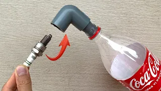 Don't miss this secret trick! Idea of making high pressure metal water lock with spark plug and pvc