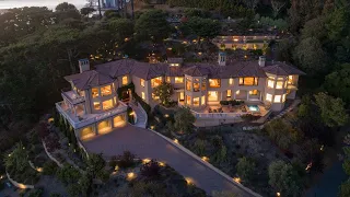 $8,977,000! Exceptional Estate in Tiburon offers Iconic San Francisco and Golden Gate Bridge views