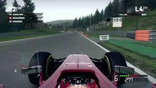 F1 2014 MOD- GAMEPLAY - 25% RACE SPA - KIMI