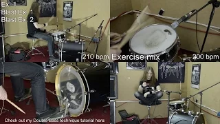 The BEST Coordination Exercises to play fast and tight (Extreme Metal Drumming)