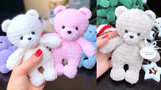 Crochet bear in an hour 😍 from plush yarn / Master class / Detailed tutorial / DIY crochet bear