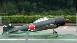 RCスケール 零戦 250ccガソリンエンジン機