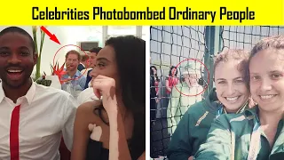 20+ Times Celebrities Photobombed Ordinary People