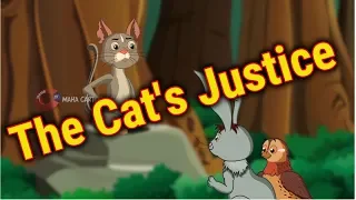 The Cat's Justice | Panchatantra English Moral Stories For Kids | MahaCartoonTV English