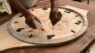 Unique Wooden Clock Design Ideas According To Your Preferences // How To Make A Giant Wall Clock