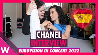 Chanel "SloMo" (Spain) INTERVIEW @ Eurovision in Concert 2022