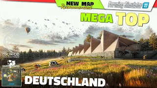 FS22 ★ MEGA TOP ★ NEW MAP "FS22 DEUTSCHLAND" - Farming Simulator 22 New Map Review 2K60