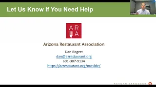 Arizona Small Business Boot Camp & Resource Collective Session #104: Restaurant Relief Webinar #2