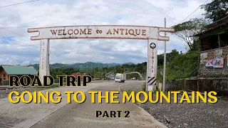 Drive to the Welcome to Antique sign in the mountains. Part 2