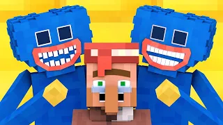 Huggy Wuggy vs Villager : FULL ANIMATION - Minecraft Animation