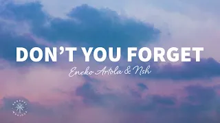 Eneko Artola & NSH - Don’t You Forget (Lyrics)