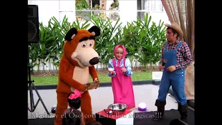 Show Infantil Masha y el Oso - Canto de Mermelada con Estrellas Mágicas - Mágicamente Divertido!!!