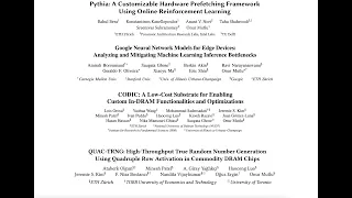 Computer Architecture - Lecture 15: Cutting-edge Research in Computer Architecture I (Fall 2021)