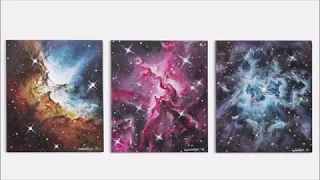 Timelapse - THE TRIPTYCH (Heart, Iris and Wizard Nebulae)