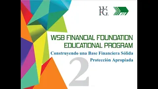 WSB Taller Financiero #2 --  Programa Educativo