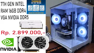 RAKIT PC GAMING 3 JUTA PAS !! MENDING INI? UPGRADEABLE DDR4 GANTENGK