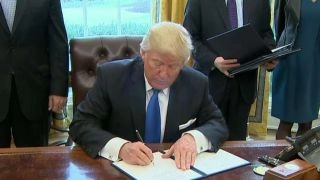 Trump uses executive actions to deliver on campaign promises