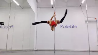 Новогодний exotic pole dance