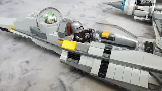 Cockpit Modifications for the Lego Star Wars 75325 Mandalorian's N-1 Starfighter Set