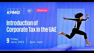 KPMG Webinar - Corporate Tax in the UAE