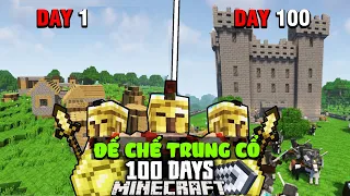 KiroMC tóm tắt 100 ngày xây dựng đế chế trung cổ Zombie trong Minecraft- TỔNG HỢP SERI