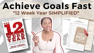 12 Week Year Template PDF 📝 + Book Summary