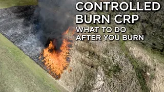 Controlled Burn CRP Native Grasses | What Do You Do After You Burn?