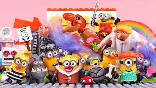 A lot of Minions recieve Gifts from BigSecret Despicable Me Stop Motion