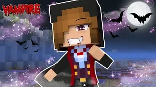 BABY ELLIE TURNS INTO A VAMPIRE! | Minecraft Little Kelly